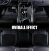 Four-Piece Universal PVC Car Floor Mats - Anti-Slip, Waterproof, Heat-Resistant Interior Protection.