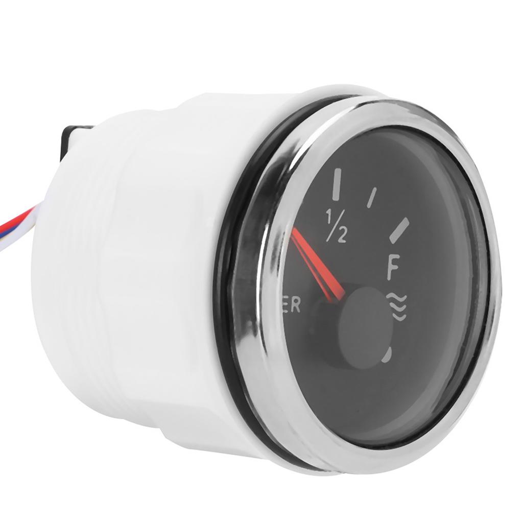 52mm2in Water Level Gauges 9?32V DC Smart Alarm for Marine Boat RV 0?190ohm European Sensor
