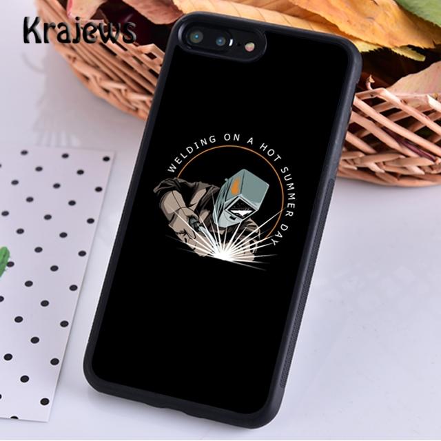 

Krajews Welder Welding Operator Evolution Phone Case Cover For iPhone 17 Air 16 15 14 plus 12 13 pro max Fundas iPhone 15pro max