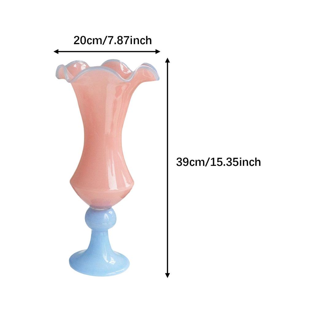 Vase Decoration Gift Statue Retro Flower Pot for Indoor Tabletop Living Room