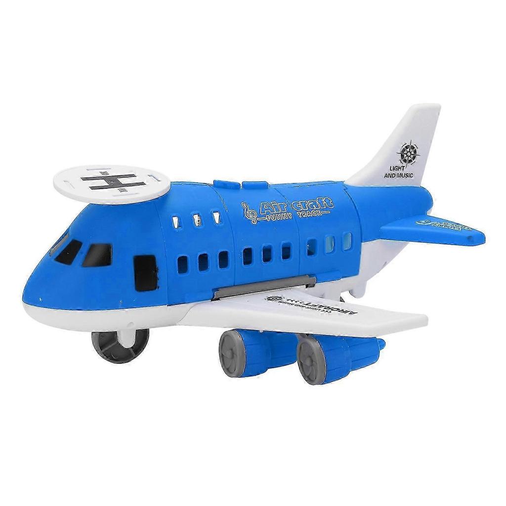 Transport Airplane Toy Plastic Material 2 Deformation Gameplay Burr Free Storeable Body Removable Plane ToysBlue 2025
