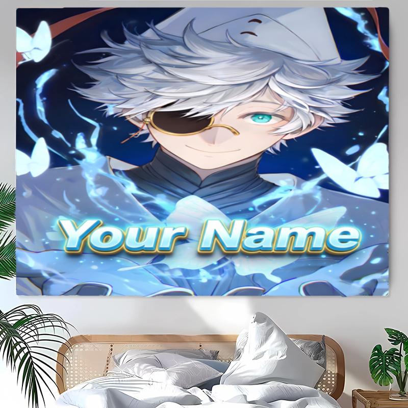 Witch Hat Atelier Tapestry with Custom Name Wall Hanging Room Background Cloth Home Decor Beach Mat Yoga Mat Sofa Bed Sheet