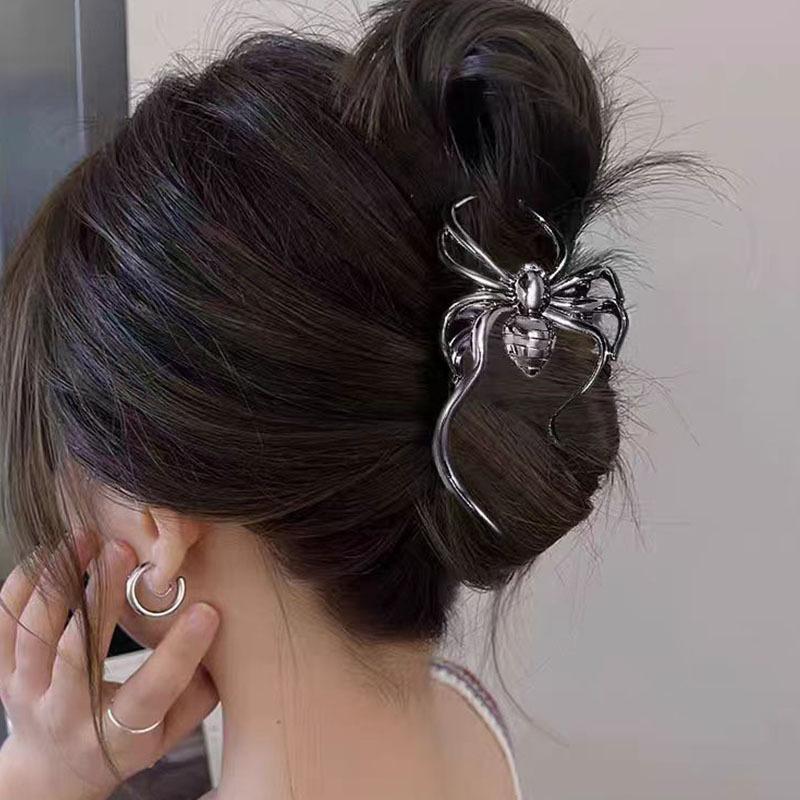 Bats Spiders Skeleton Hands Metal Hair Crab Halloween Hairpin Barrette Clamps Party Hair Accessories For Women Headwear