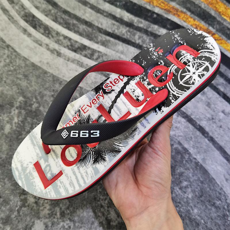 New Non-slip Flip-flops Men's Casual Sandals Pinch Rubber Slippers Men's Summer Beach Sandals