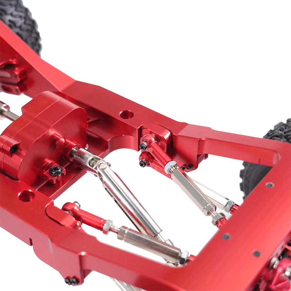 MN Model 82 Series Universal LC79 RC Car Modification, Front and Rear Metal Four-Link Suspension Kit
