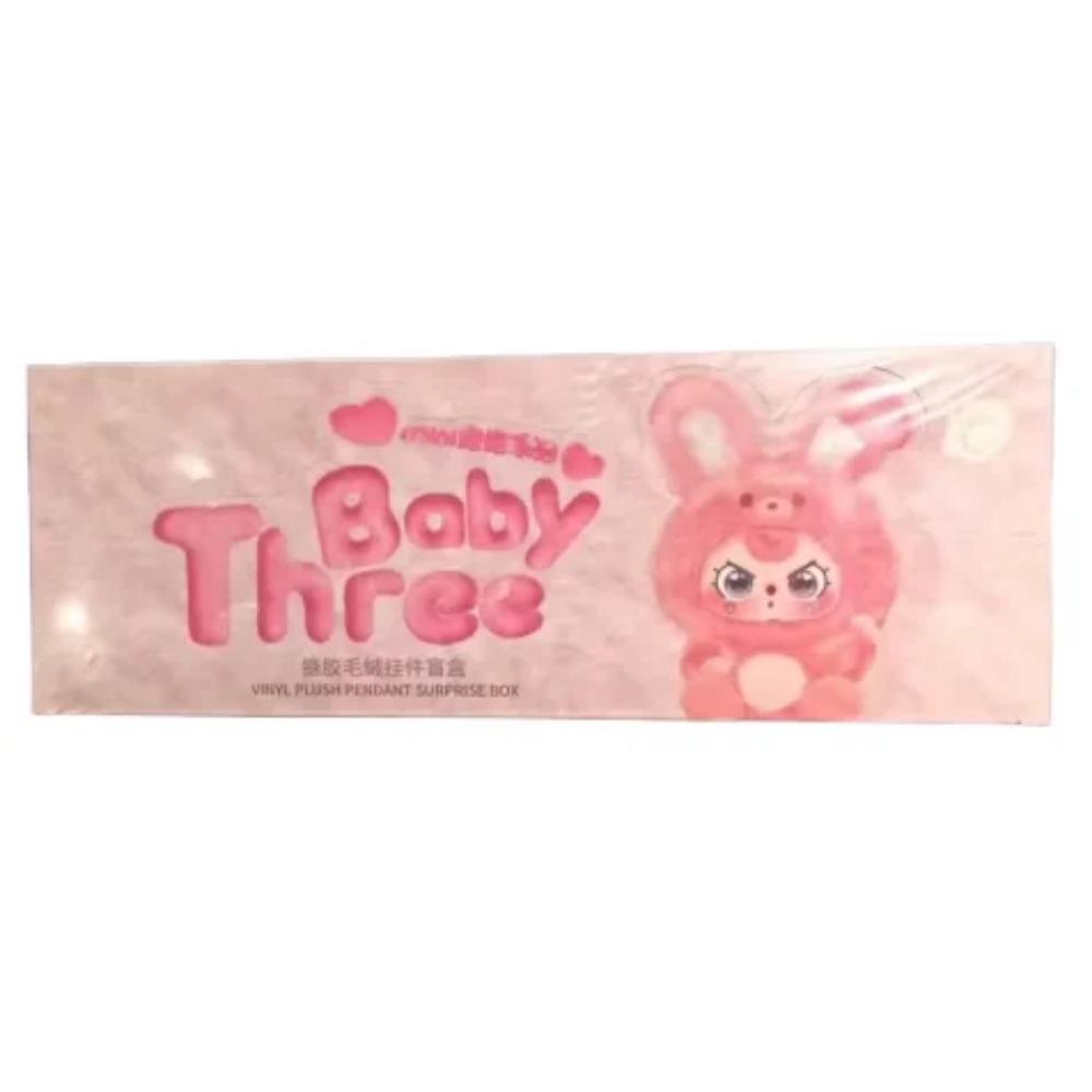 Baby Three Mini Hug Series Vinyl Face Plush Pendant Blind Box Mini Hanging Toy Trend Surprise Box Student Gift Cute Collectible