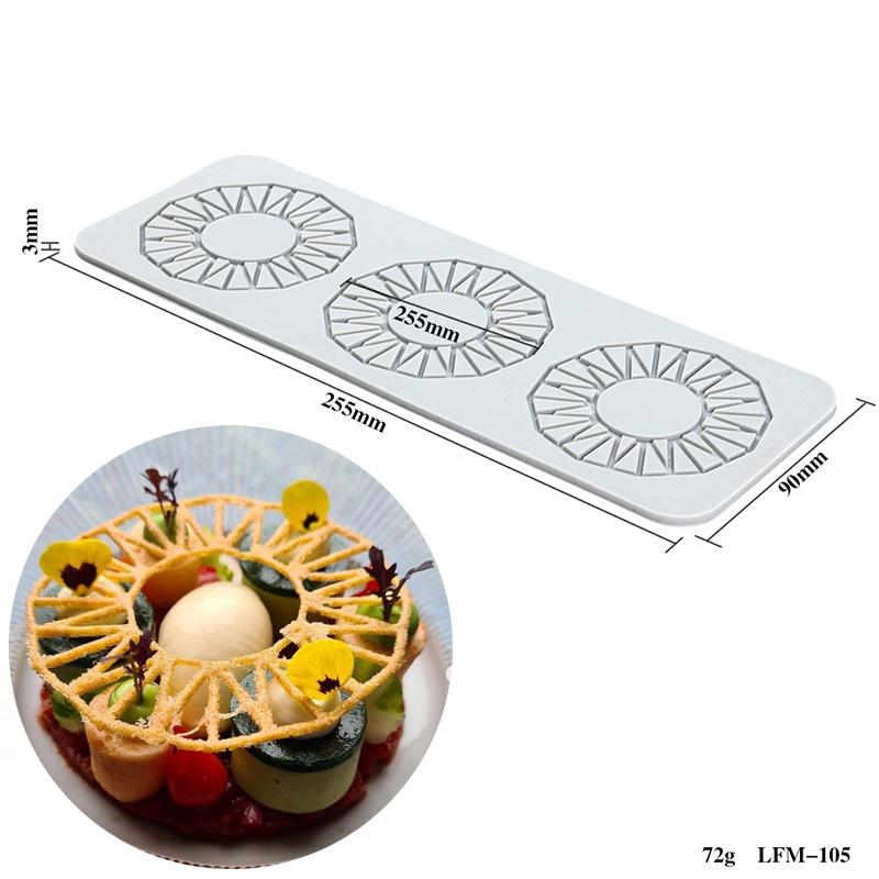 Decorative Lace Mat Sugar Craft Fondant Cake Molds Flower Leaf Shape Silicone Fondant Molds Chocolate Mold For Sugar Craft /Gum+