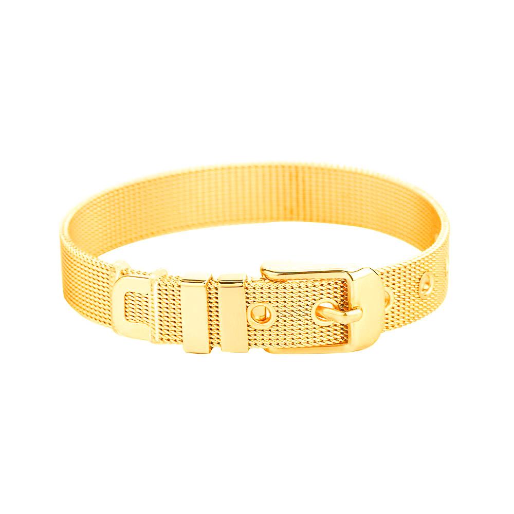 21cm Cinturino Bracciale in Acciaio Inossidabile a Maglia Stretta Regolabile per Orologi da Donna Uomo Cinturino a Catena Bracciale Gioielleria in Metallo