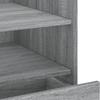 Nightstand Gray Sonoma 45x50x50 cm Particleboard
