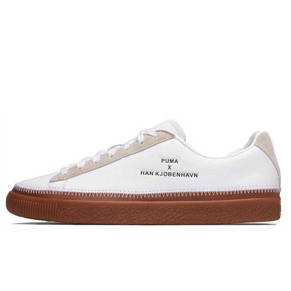 Puma X Han Kjobenhavn Clyde Stitched Casual Low-Top Sneakers Unisex sneakers White 364474-01
