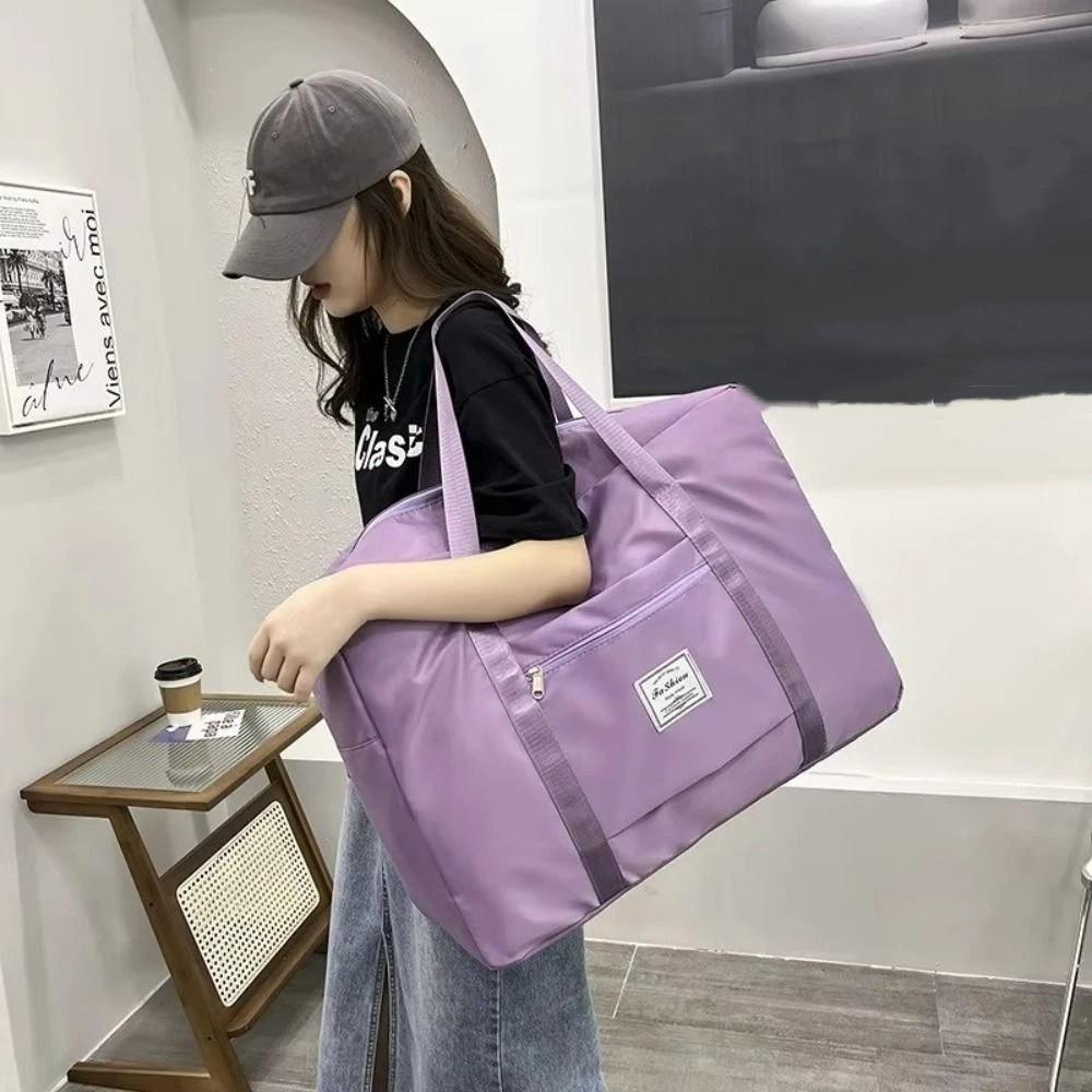 Große Kapazität Reisegepäcktasche Faltbare Reisehandtaschen Tragbare Reiseaufbewahrungstasche Kleidersack