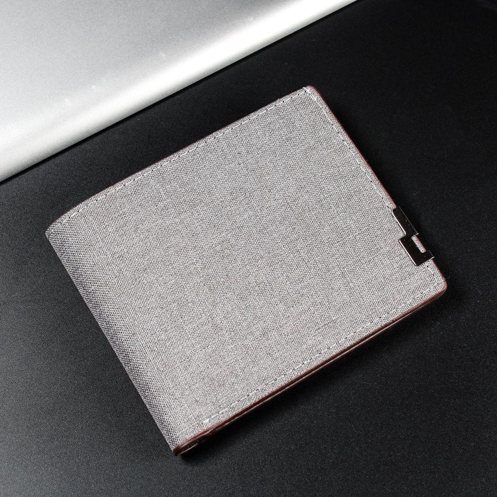 Trendy Youth Denim Wallet: Spacious Horizontal Card Holder with Multiple Slots
