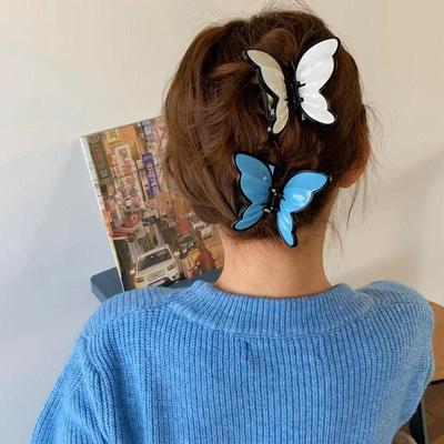 Fashionable  Elegant Butterfly Hair Clip for Women's Temperament Pan Hairs Accessories Girls Sweet and Cute Personality Headwear