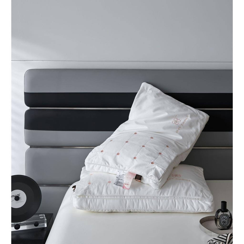 Jádro polštáře z morušového hedvábí třídy A Dvouvrstvý trojrozměrný antibakteriální krční polštář pro podporu spánku Polštář Polštářové jádro Hedvábný polštář