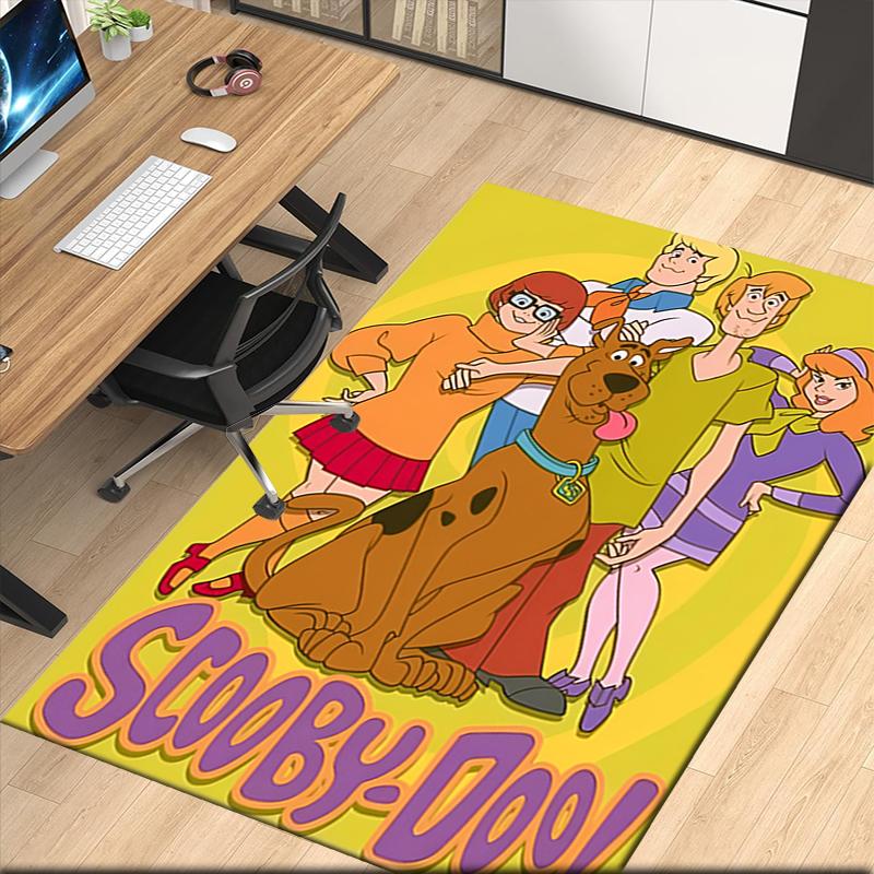Scooby-Doo Printed Carpetrugfor Office Chair Living Room Bedroom Kitchen Room Decor Gifts
