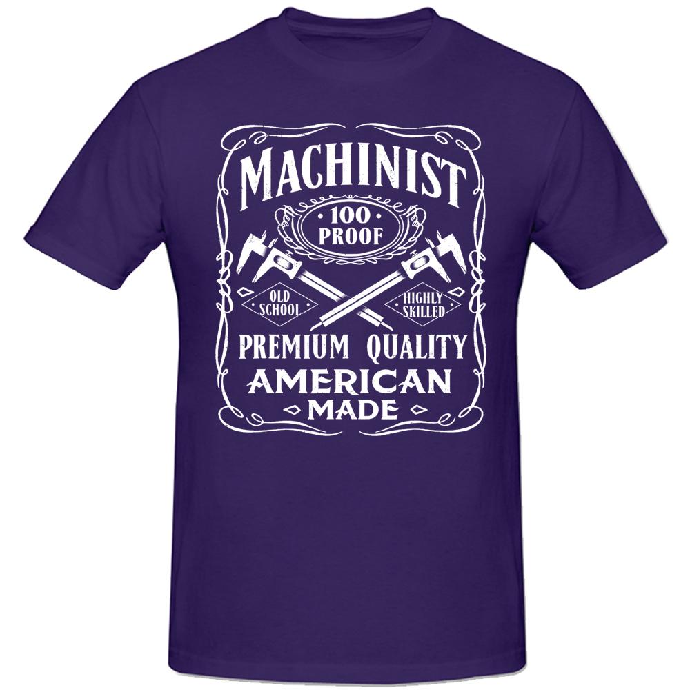 Funny Machinist T Shirts Summer Style Graphic Cotton Streetwear Short Sleeve Machine Operator Engine Driver Gifts T-shirt Men