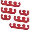 6PCS Spark Plug Wire Separator,Include 2/3/4 Holes Spark Plug Wire Holder Suitable for 7mm 8mm 8.5mm 8.8mm Spark Plug Wires,Car Accessories Spark