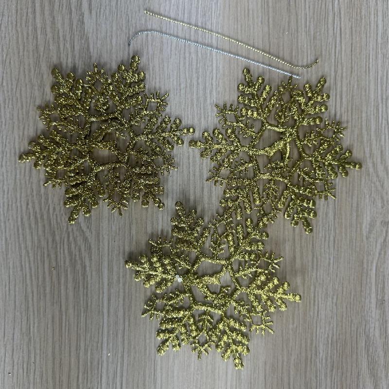 Decorations Christmas Party Snowflake Strips Transparent Plastic Festive Decor