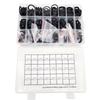 800Pcs Black Rubber O-Ring Assortment Set Gasket Seal Kit Washers 6-28mm 24 Size