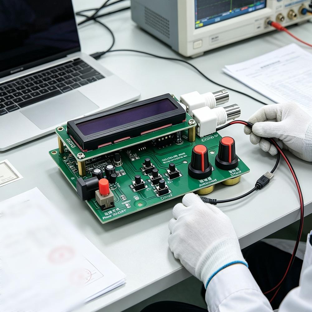 PCB Mounted For DDS Signal Generator for Pulse and For Frequency Applications 1Hz to 65534Hz Adjustable via Potentiometers