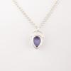Purple Iolite Gemstone 925 Solid Silver Handmade Jewelry Trendy Pendant For Gift PP-56-14