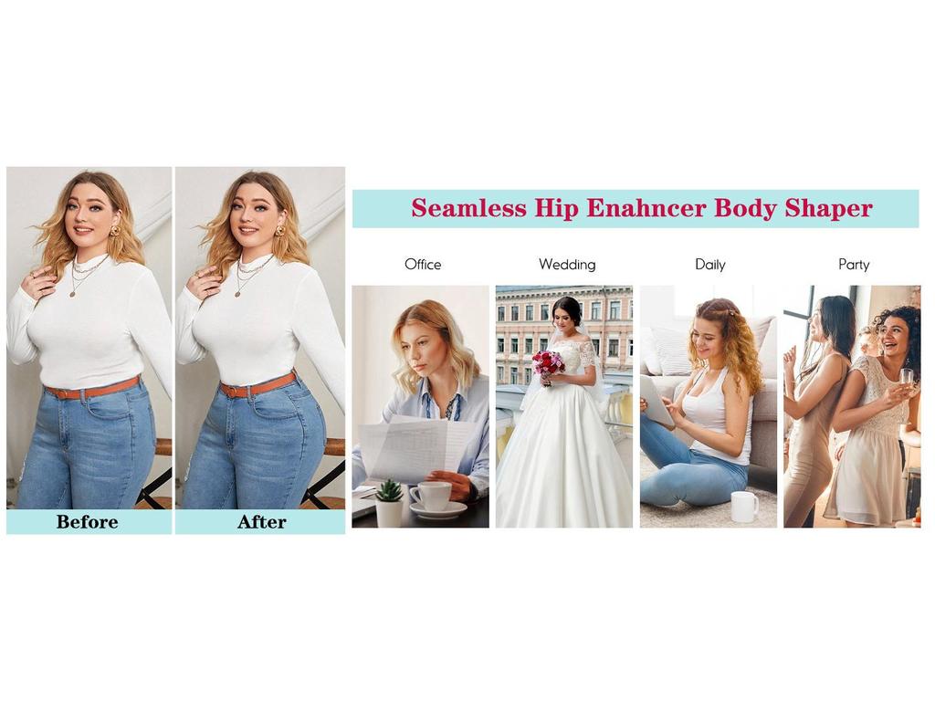 Body Shaping Sports Shorts with Butt Pads & Lace Trim