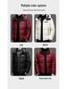 2025 Men's Winter Hooded Short Down Jacket - 90% Duck Down Casual Outerwear