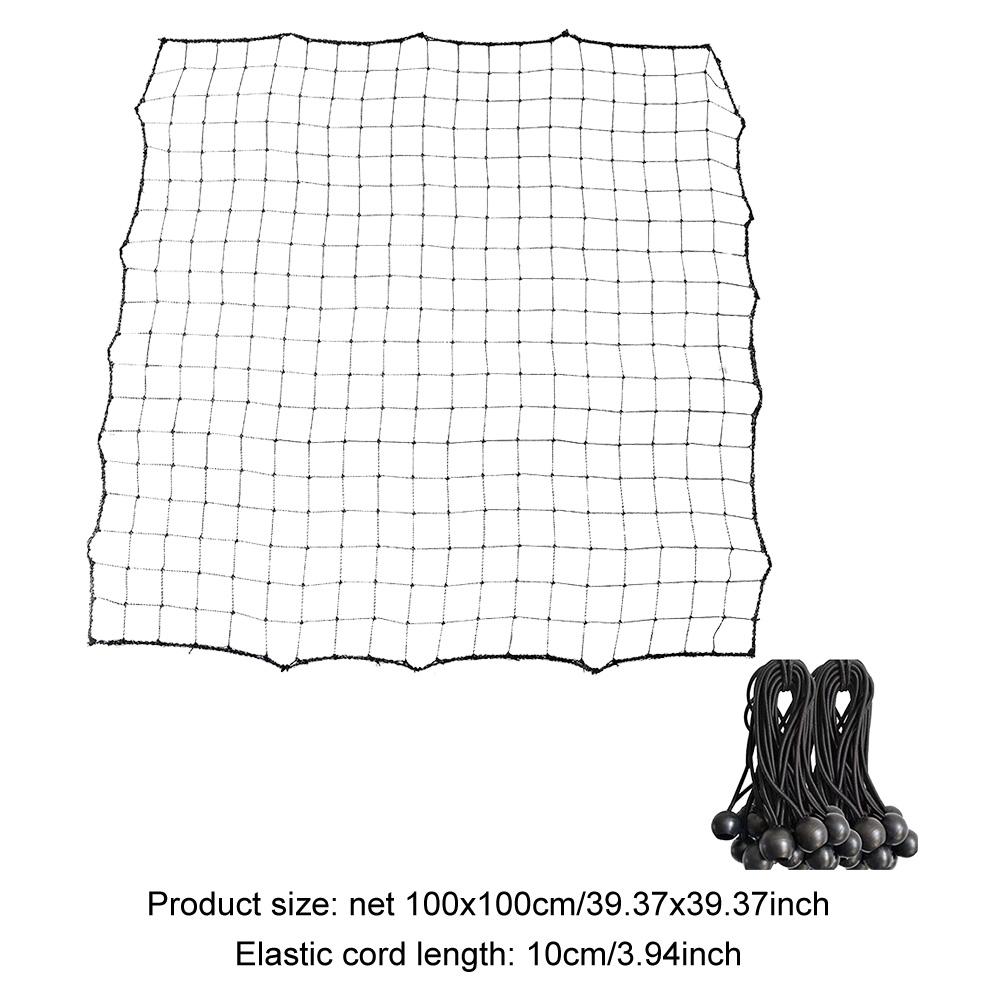 Soccer Bounce Back Net with 20 Elastic Ropes Kickback Football Practice Net Rebound Net Training Aid for Kids Teens