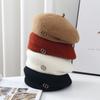 Lan Shi Dream Wear Japanese and Korean Autumn and Winter Female Beret Fashion Versatile Foreign Style Painter Hat Cute Warm Hat Trend