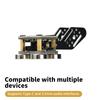 CW Automatic Trainer PCB 4 Nd Magnet Bases Double Paddle Automatic Morse Keyer Type-C Morse Code Trainer with 3.5mm Audio Cable