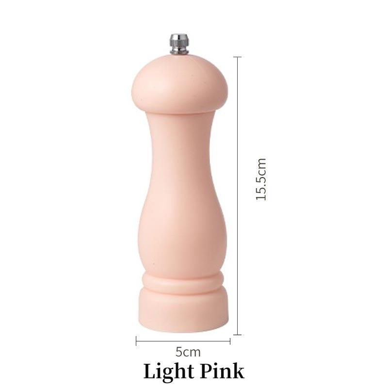 PP Paint Pepper Grinder,Black Pepper Mill,Sichuan Peppercorns,Sea Salt Spice Shaker,Rose Salt Grinder,Kitchen Seasoning Bottle