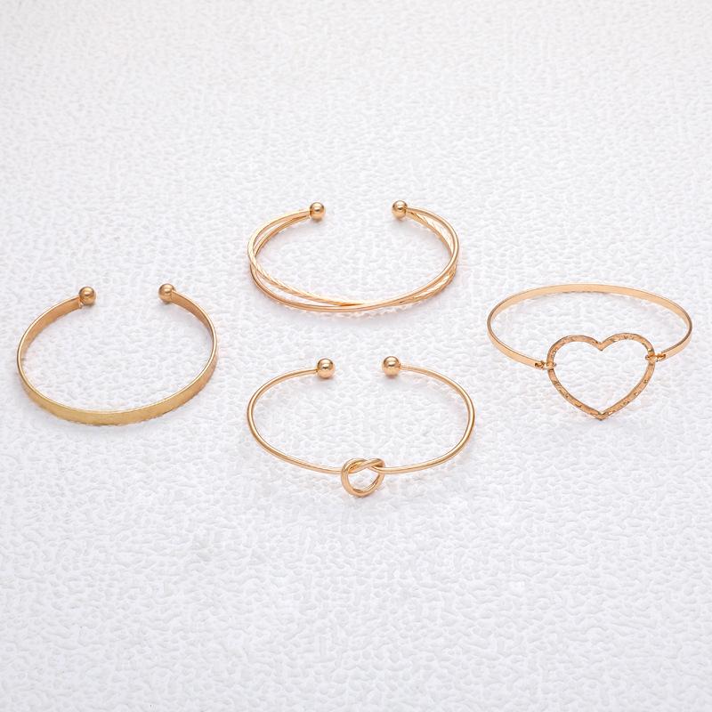 Kreatywna otwarta bransoletka miłosna, prosta bransoletka z węzłami, sprzedaż hurtowa