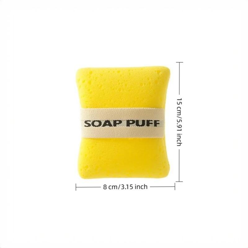 1Pcs Bath Cleansing Foaming Net Pouch Sponge Soap Bag Ultra-Soft Hydrophilic Sponge For Gentle Lathering Bathroom Tool