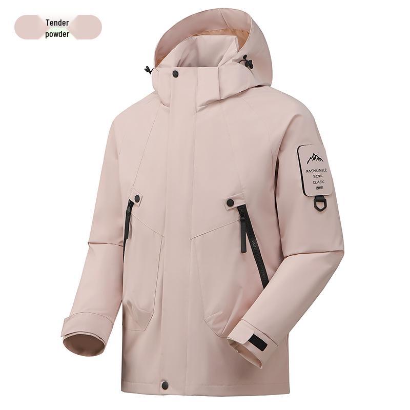 Spring & Autumn Unisex Windproof Waterproof Hooded Mountaineering & Fishing Jacket Extra Large
