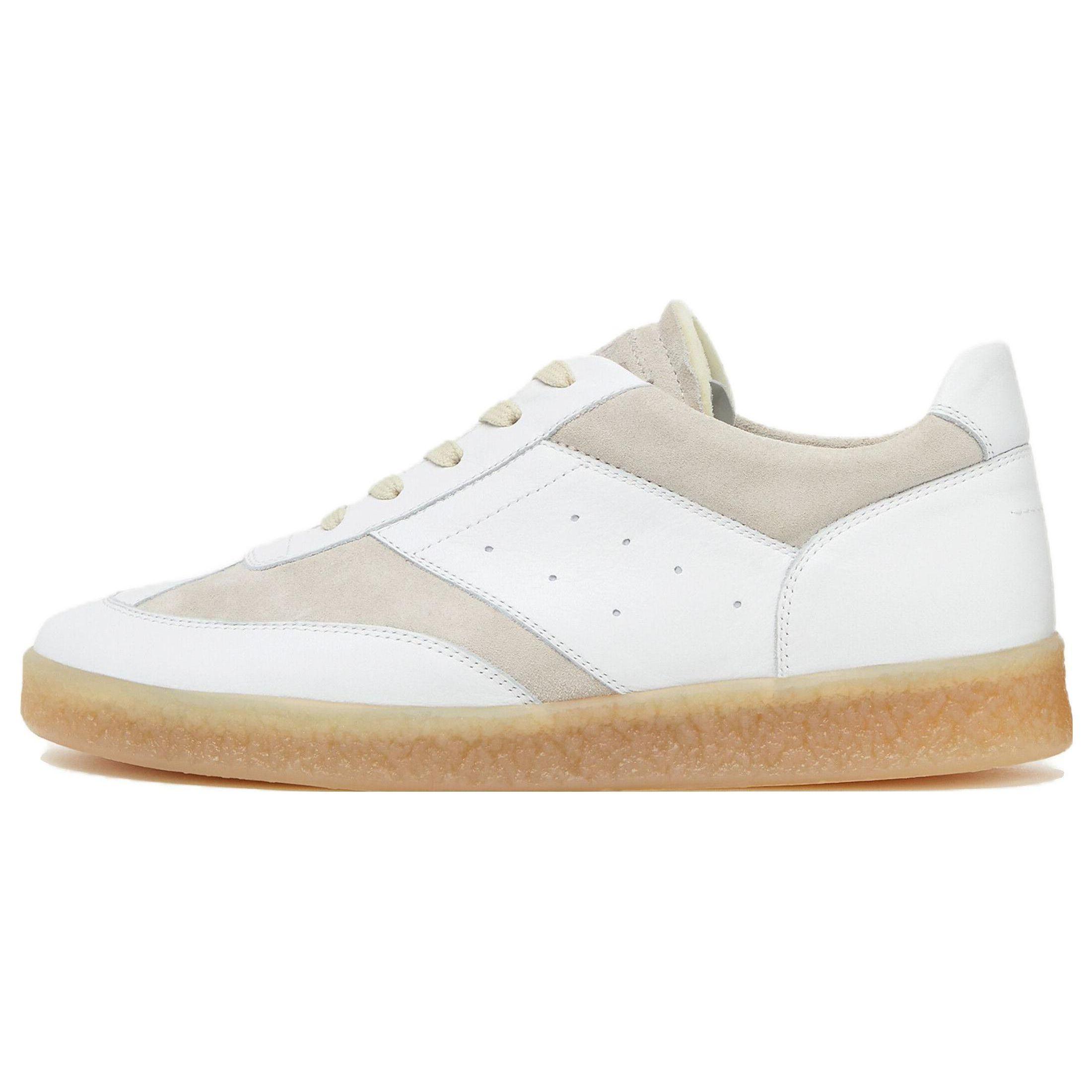 

Maison Margiela MM6 Бежевая замша (Женский) Женские кроссовки S59WS0212P0673T1003 37