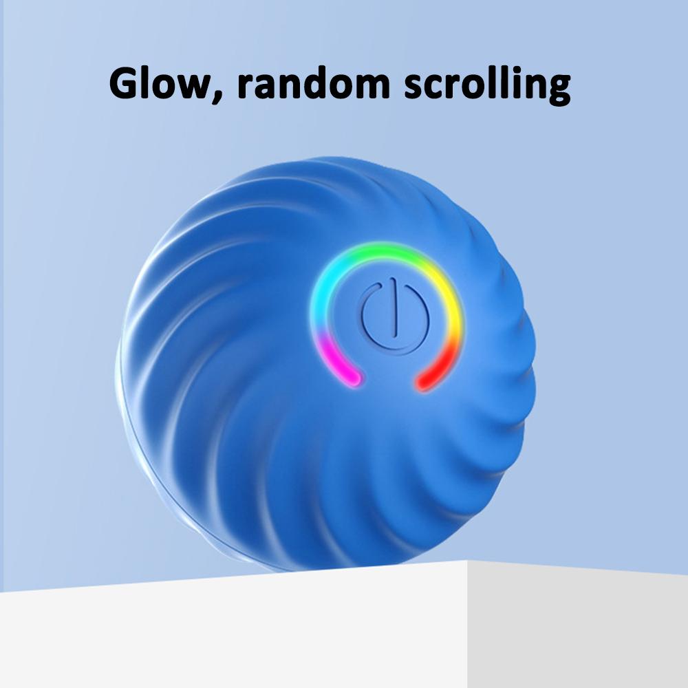 Automatic Moving Dog Toy Ball Smart USB Jumping Rotating Interactive Dog Chew Toy Ball for Puppy Ball Toys Dog Accessories