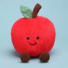 Fun Fruit Doll Series Cute Apple Pear Croissant Sun Soft Plush Toy Soothing Ragdoll