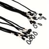 12pcs Solid Glasses Strap Holder Non-Slip Glasses Strap, Elastic Glasses Chain Lanyard Holder Women Men
