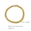 Unisex Stainless Steel Chain Bracelet 6mm Width Lightweight Durable Link Bracelet Suitable for Everyday Wear Simple Design