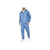 adidas Originals Gestreifte Lässige Sporthose mit Bündchen Herren Unterteile Blau GN3534