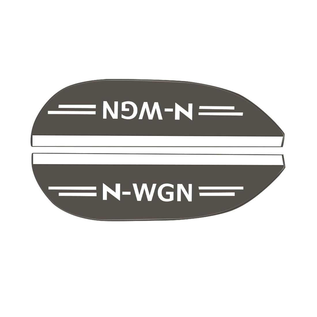 

N-WGN Applicable Door Mirror Visor for Cars with Logo Rain N-WGN applied