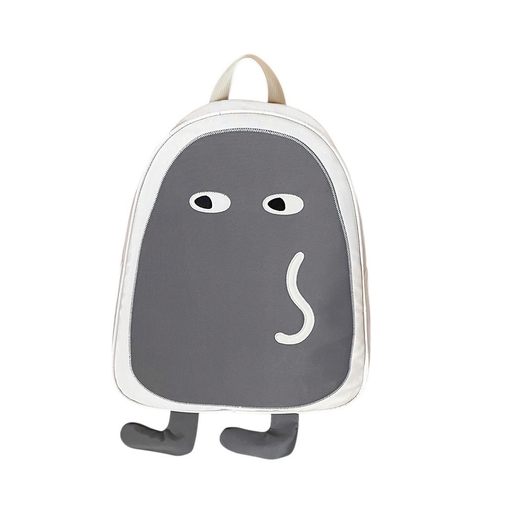 Schoolbag Trend Personality Niche Ugly Cute Funny Backpack Student Personality Cartoon School Bag Going Out to Play Versatile Leisure Bag