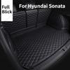Car Trunk Mat For Hyundai Sonata Auto Accessories Easy To Clean Scratch-resistant Premium Stylish Wear-resistant Waterproof