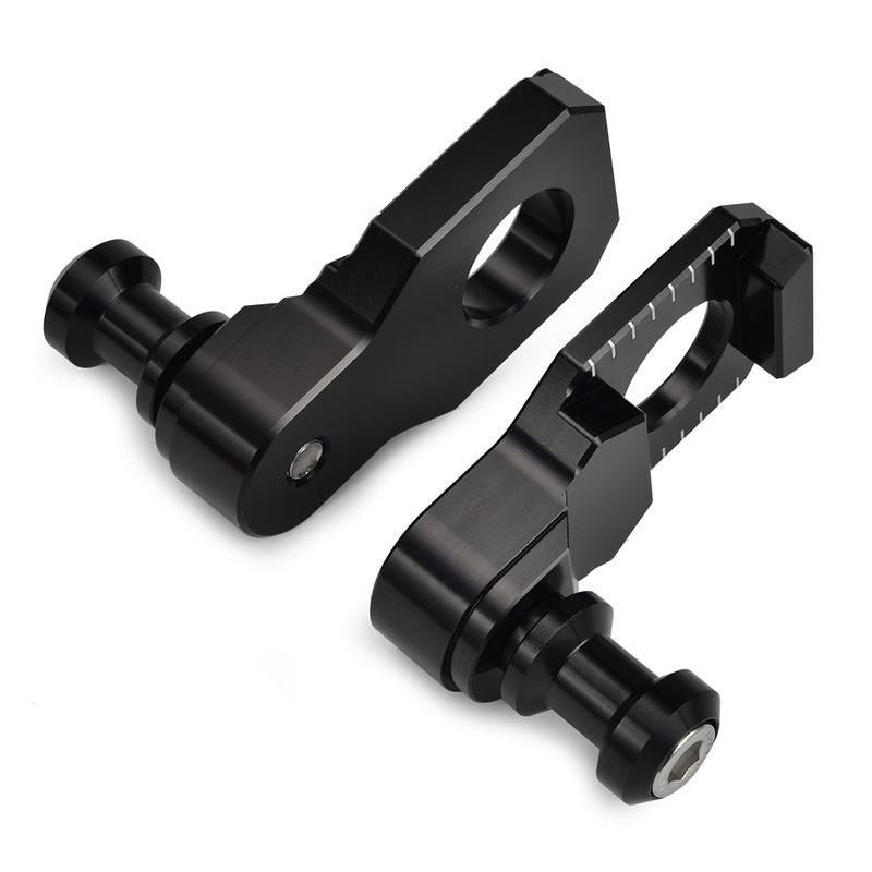 For Suzuki GSXR600 GSXR750 2000-2009 Rear Axle Block Sliders Chain Adjuster Tensioner GSXR1000 2001-2018 HAYABUSA 2008-2019