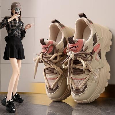 De Nieuwe Retro Damesschoenen Lente Platform Schoenen Casual Sneakers Veelzijdige Modeontwerpersschoenen Hoge Kwaliteit Dames Sneakers