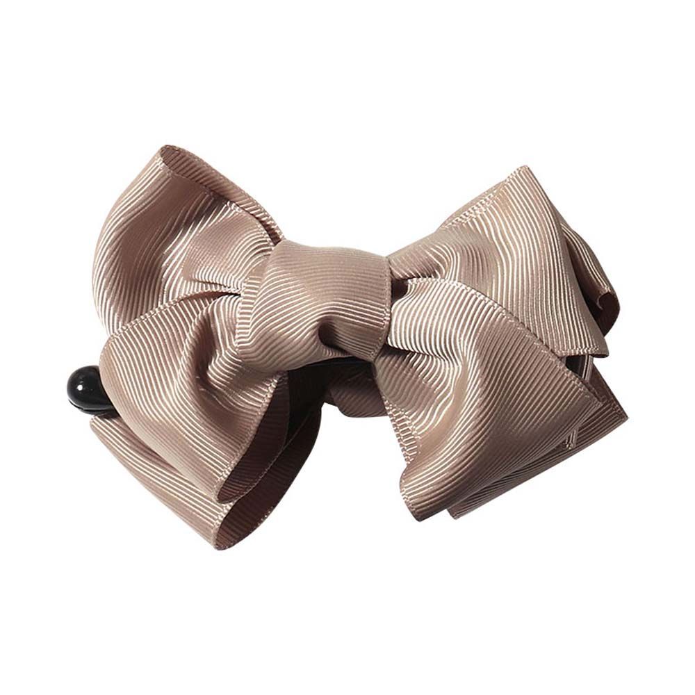 Bow Temperament Ponytail Holder Headwear Banana Clip Korean Style Vertical Clip Women Hair Clip