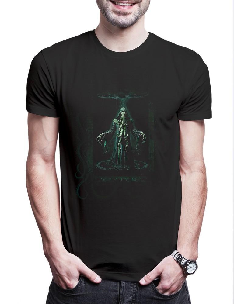 Cthulhu Death Herren T-Shirt H.P. Lovecraft Arkham Azathoth Horror Miskatonic