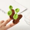 1PC Handmade Diy Weaving Cute Fresh Three-dimensional Grass Sprouts Hairpin, New Bean Sprouts BB Clip Hairpin