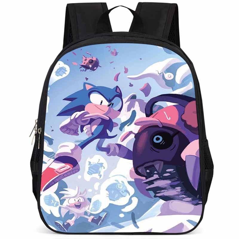 Sonic 15-inch Large Capacity Lightweight Oxford Cloth Backpack For Kids