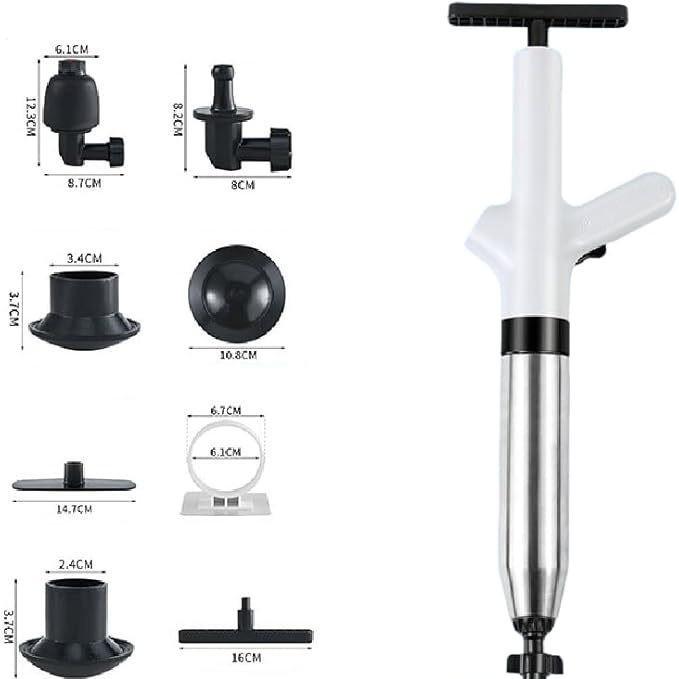 Cross-Border High-Pressure One-Shot Drain Unclogger for Household Toilets and Floors